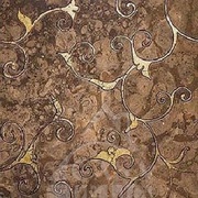 Настенная плитка Petra Antiqua Acqueforti tiles DAMASCO 2 Fon.Jacana/Dec.Oro